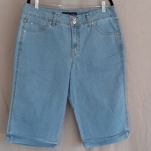 Bandolinoblu Light Blue Denim Jean Capri Ladies 14
